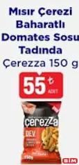 ÇEREZZA MISIR ÇEREZİ BAHARATLI DOMATES SOSU TADINDA 150 G